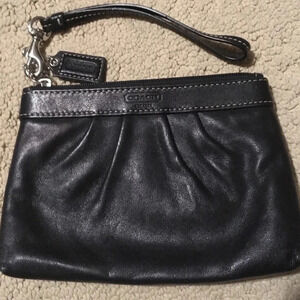 Coach  Leather Wristlet